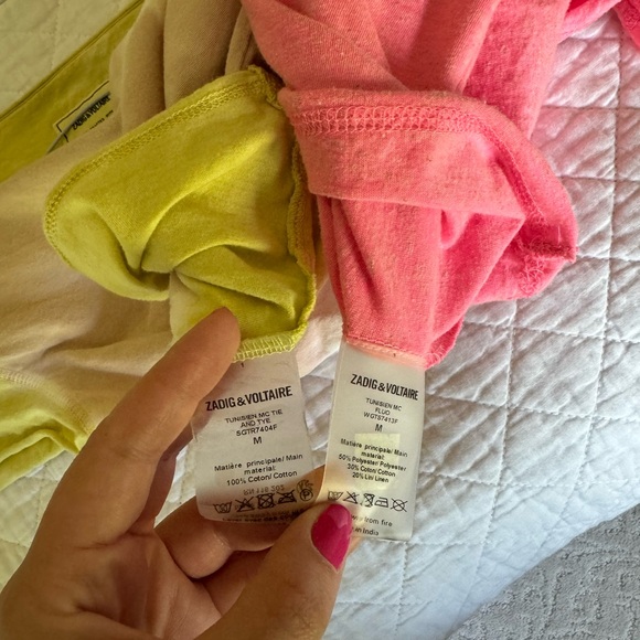 2 Zadig & Voltaire t-shirts size medium - Picture 7 of 7